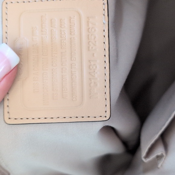 Coach Peyton Cora Red Dome Satchel. EUC - Picture 6 of 9